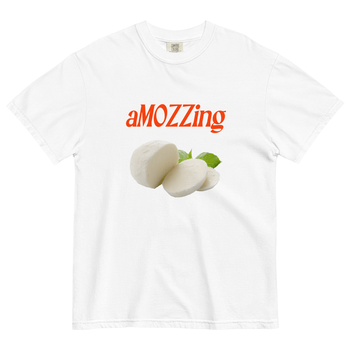 aMOZZing Mozzarella Cheese T-Shirt - Polychrome Goods ๐