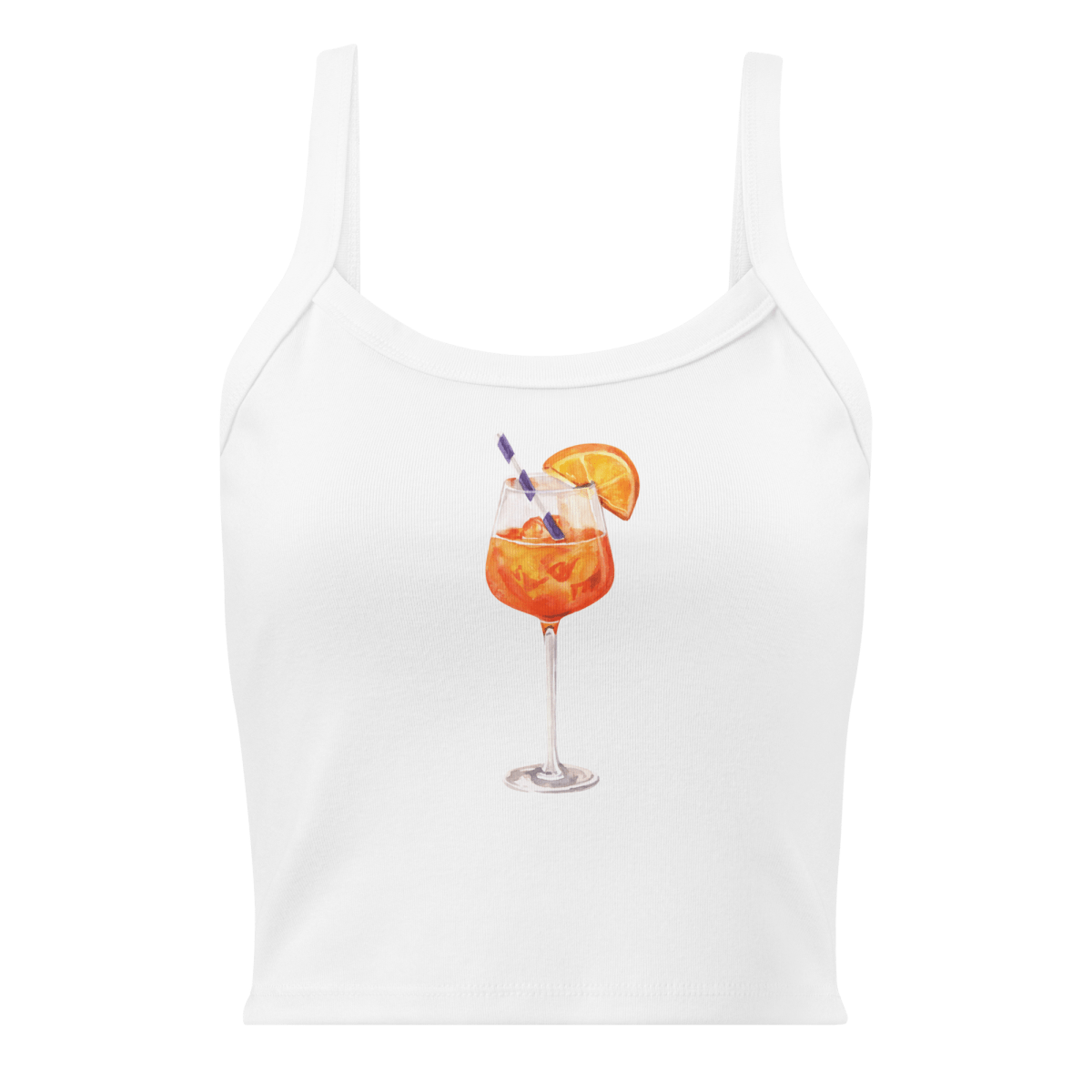 Aperol Spritz Watercolor Tank Top - Polychrome Goods 🍊