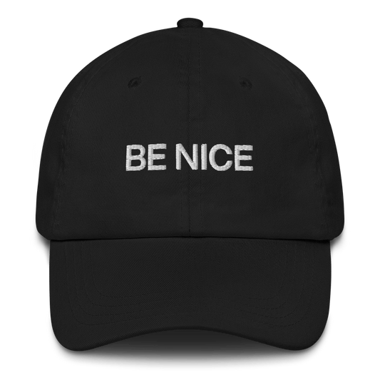 BE NICE Hat - Polychrome Goods 🍊