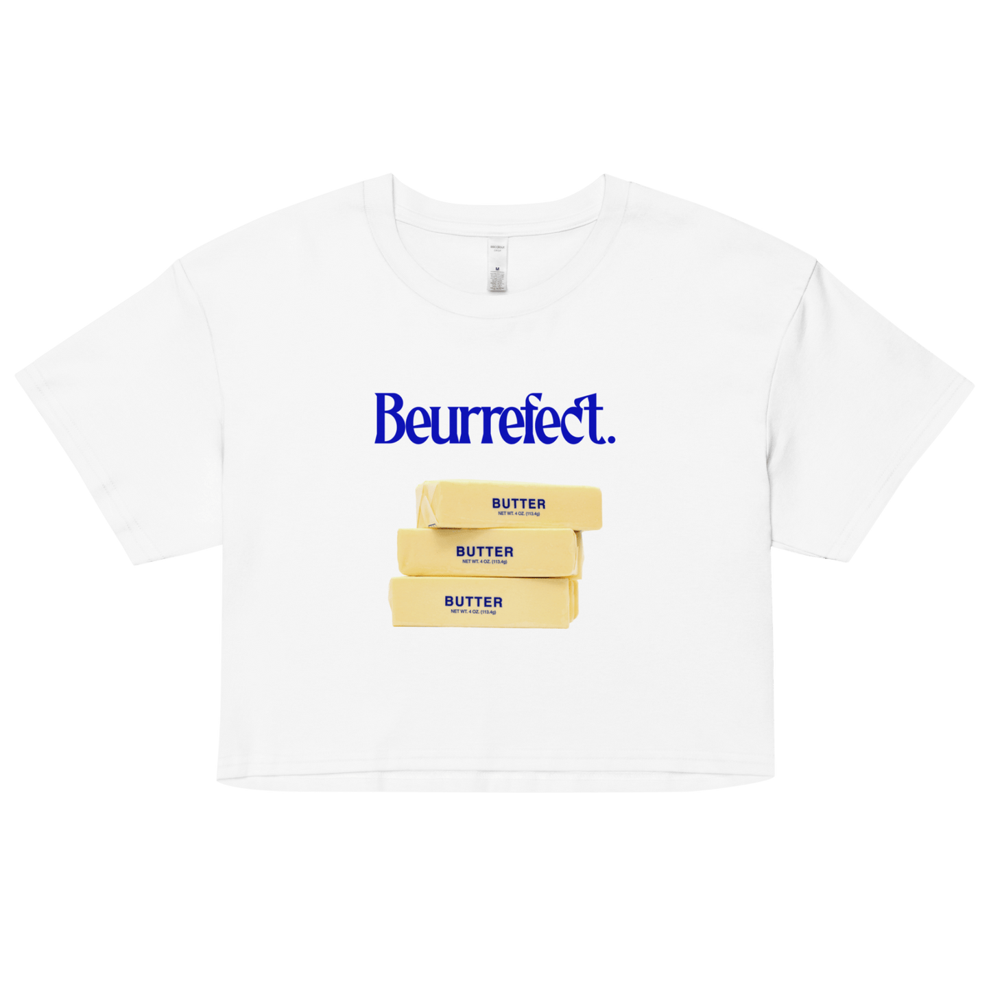 Beurrefect Butter Crop Top 🧈 - Polychrome Goods 🍊