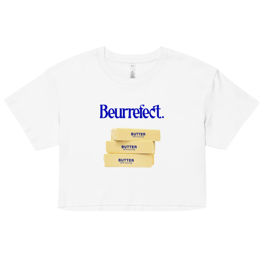 Beurrefect Butter Crop Top 🧈 - Polychrome Goods 🍊