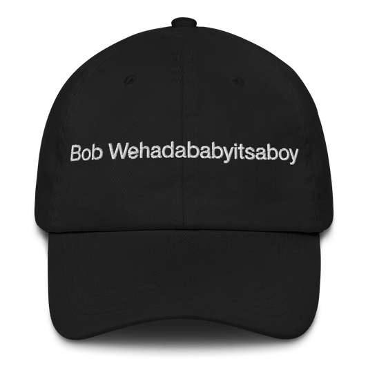 Bob Wehadababyitsaboy Embroidered Hat - Polychrome Goods 🍊