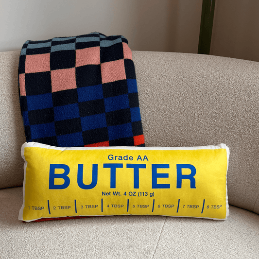 Butter 🧈 Food Pillow - Polychrome Goods