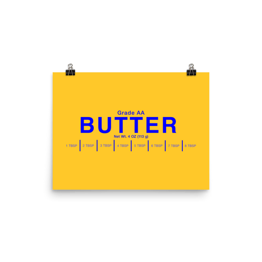 Butter Stick Poster 🧈 - Polychrome Goods