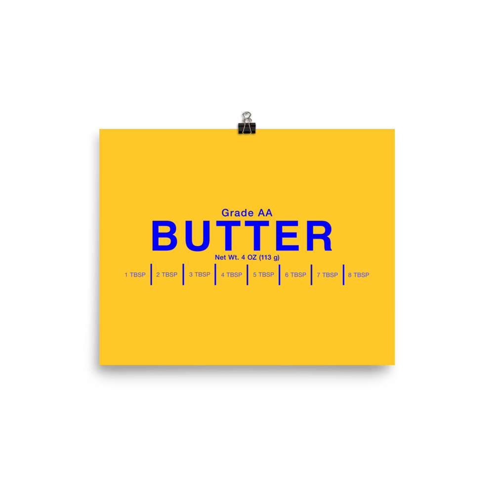 Butter Stick Poster 🧈 - Polychrome Goods