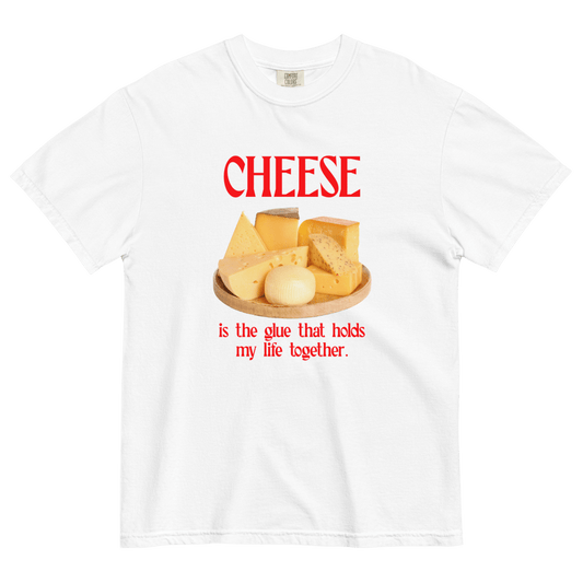 Cheese is the glue that holds my life together. Sweatshirt - Polychrome Goods 🍊