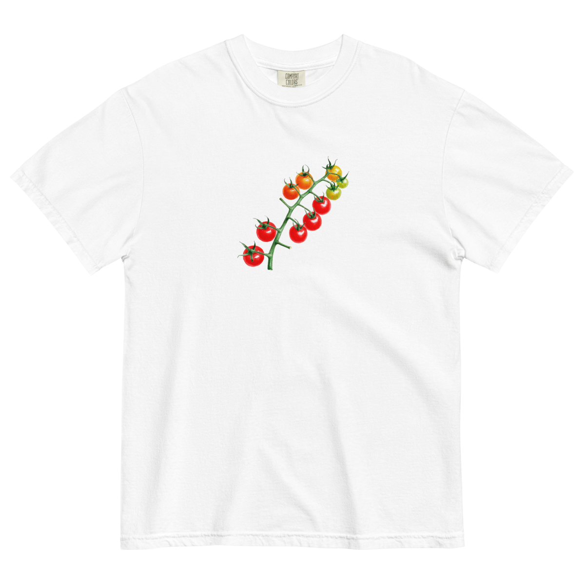 Cherry Tomatoes On A Vine 🍅✨ Shirt - Polychrome Goods 🍊
