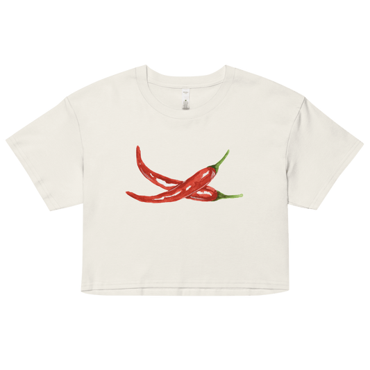Chili Peppers Crop Top - Polychrome Goods 🍊