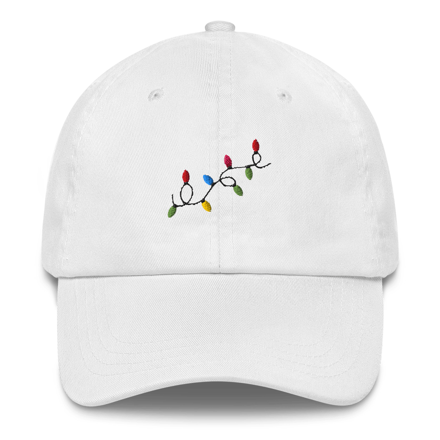 Christmas Lights ๐ Embroidered Hat - Polychrome Goods