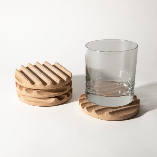 Coaster Set | Peach Terrazzo - Polychrome Goods 🍊