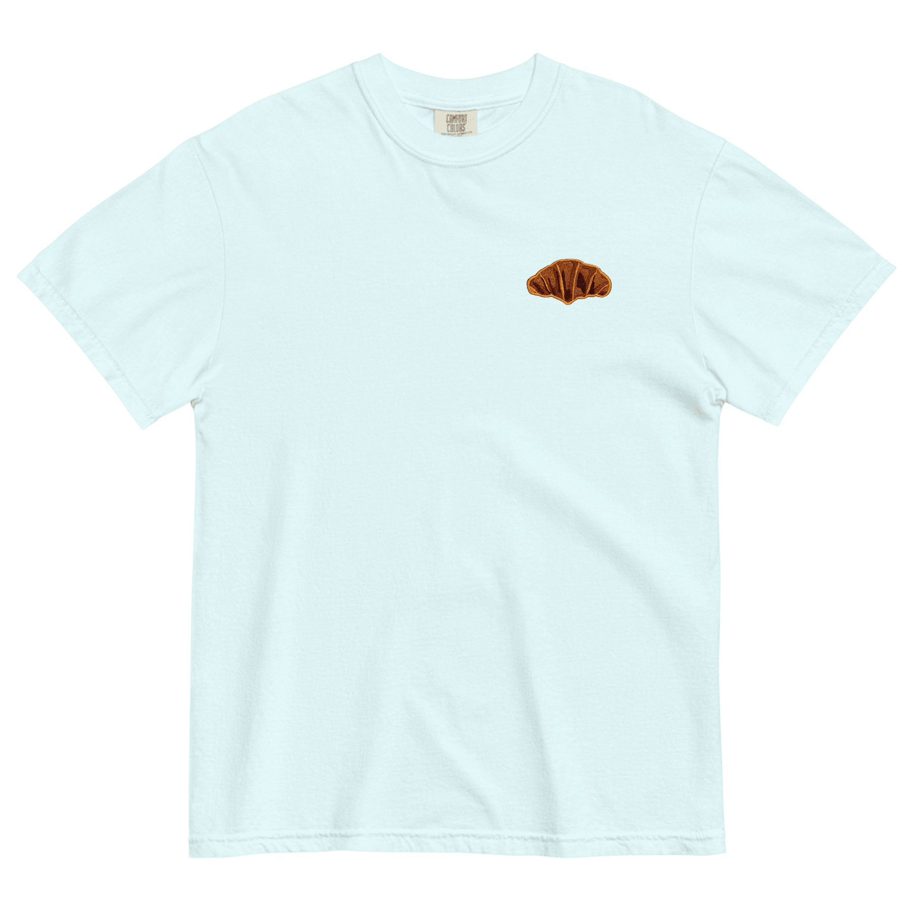 トップス LITMUS embroidery gathered shirts Croissant 🥐 Embroidered T-Shirt – Polychrome Goods