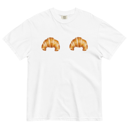 Croissant Twins 🥐 🥐 T-Shirt - Polychrome Goods 🍊