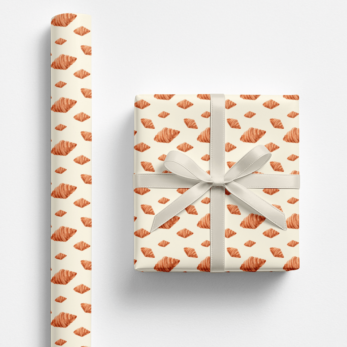 Croissant đ„ Watercolor Wrapping Paper - Polychrome Goods