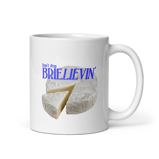 Don't Stop Brie - livin Mug - Polychrome Goods 🍊