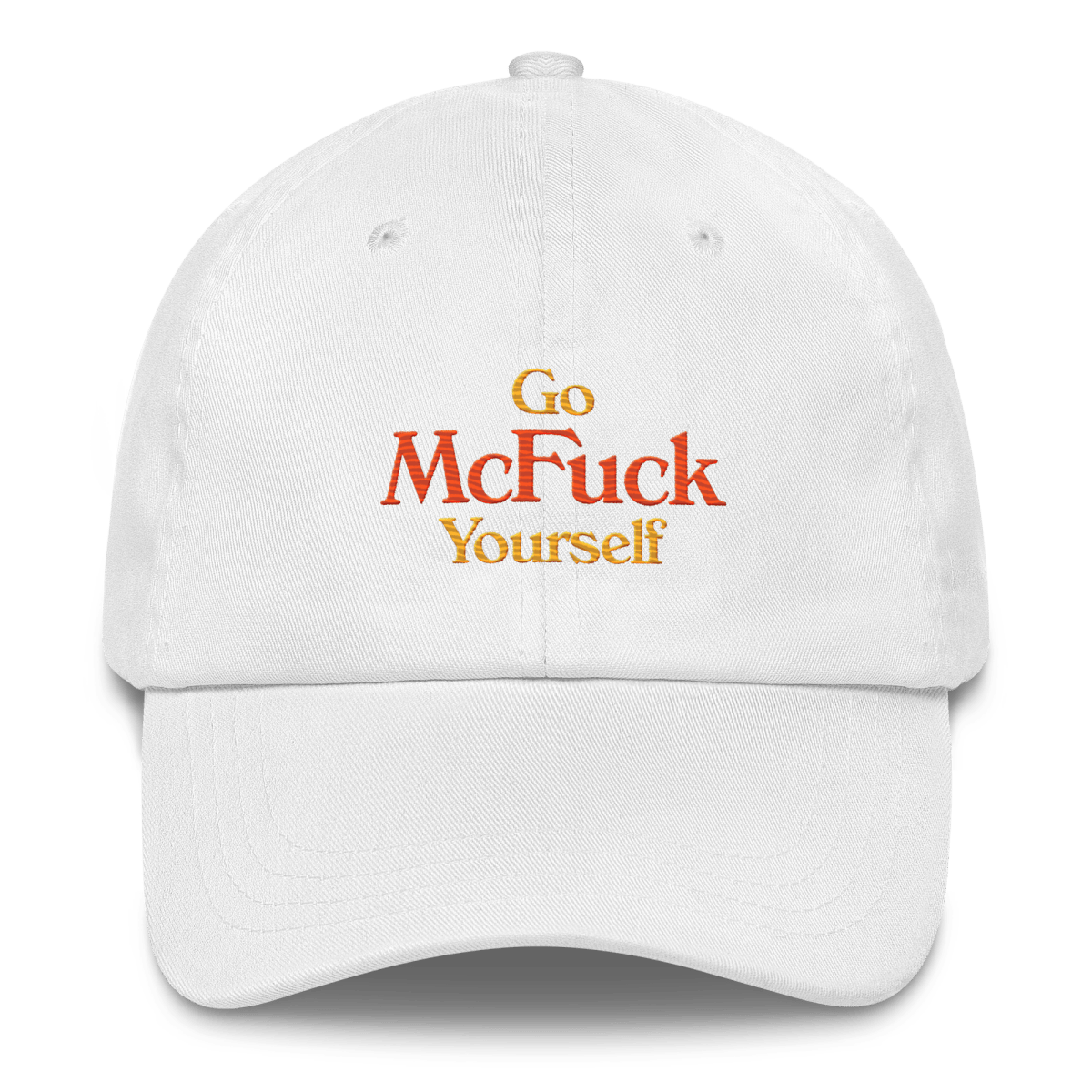 Go McFuck Yourself Embroidered Dad Hat - Polychrome Goods π