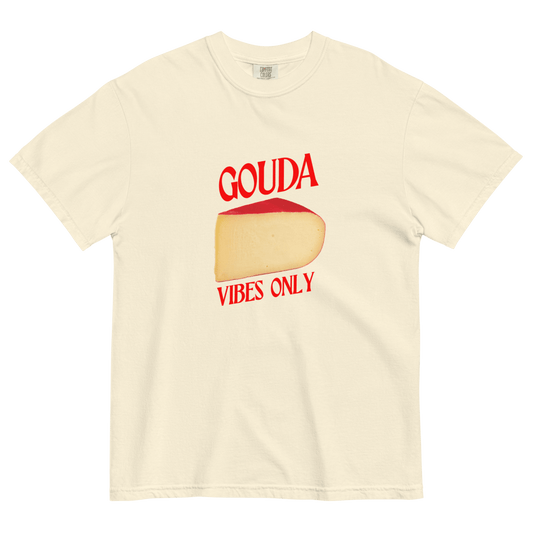 GOUDA Vibes Only Cheese T-Shirt - Polychrome Goods 🍊