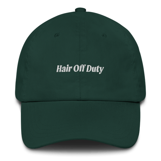 Hair Off Duty Embroidered Dad Hat - Polychrome Goods 🍊