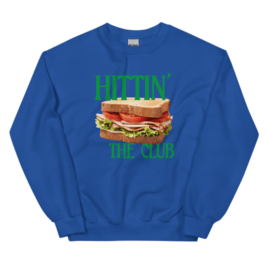 Hittin' the Club (Sandwich) Sweatshirt - Polychrome Goods 🍊
