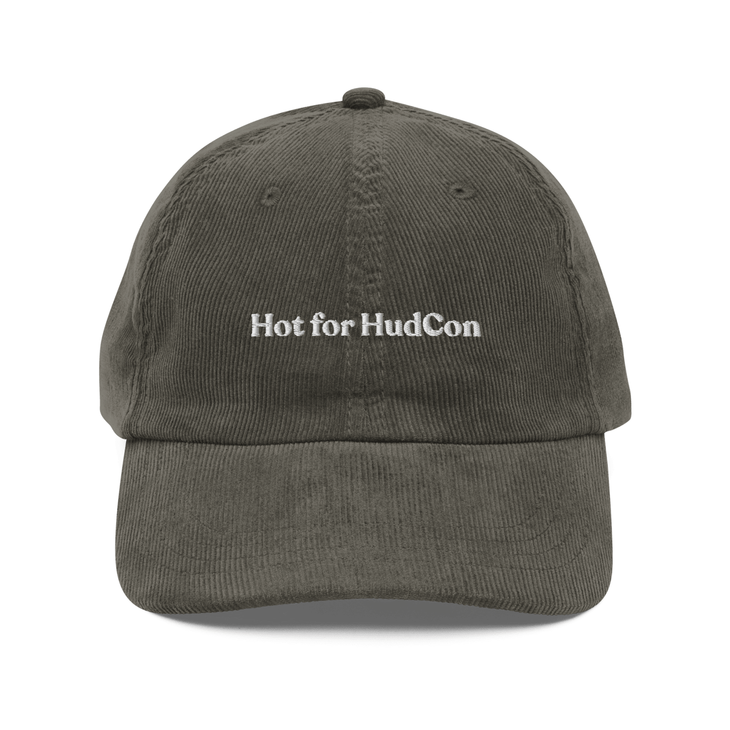 Hot for HudCon Embroidered Corduroy Hat - Polychrome Goods