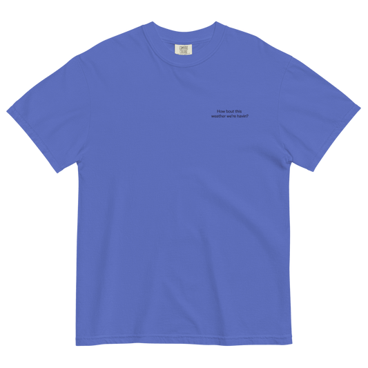 How bout this weather we're havin Embroidered Shirt - Polychrome Goods 🍊