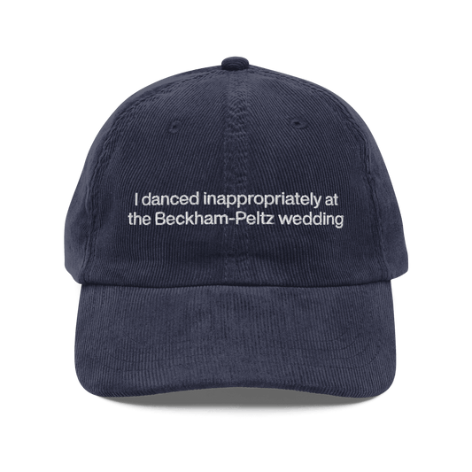 I Danced Inappropriately At The Beckham - Peltz Wedding Hat - Polychrome Goods
