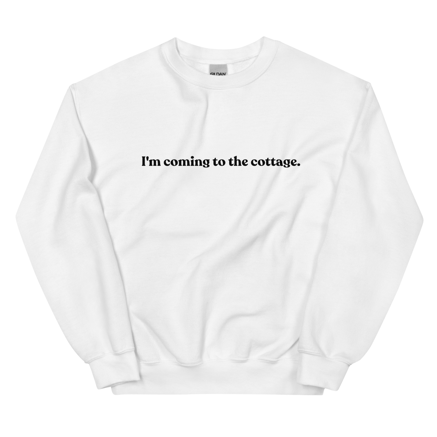 I'm Coming to the Cottage Sweatshirt - Polychrome Goods