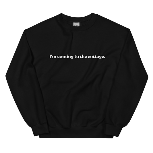 I'm Coming to the Cottage Sweatshirt - Polychrome Goods