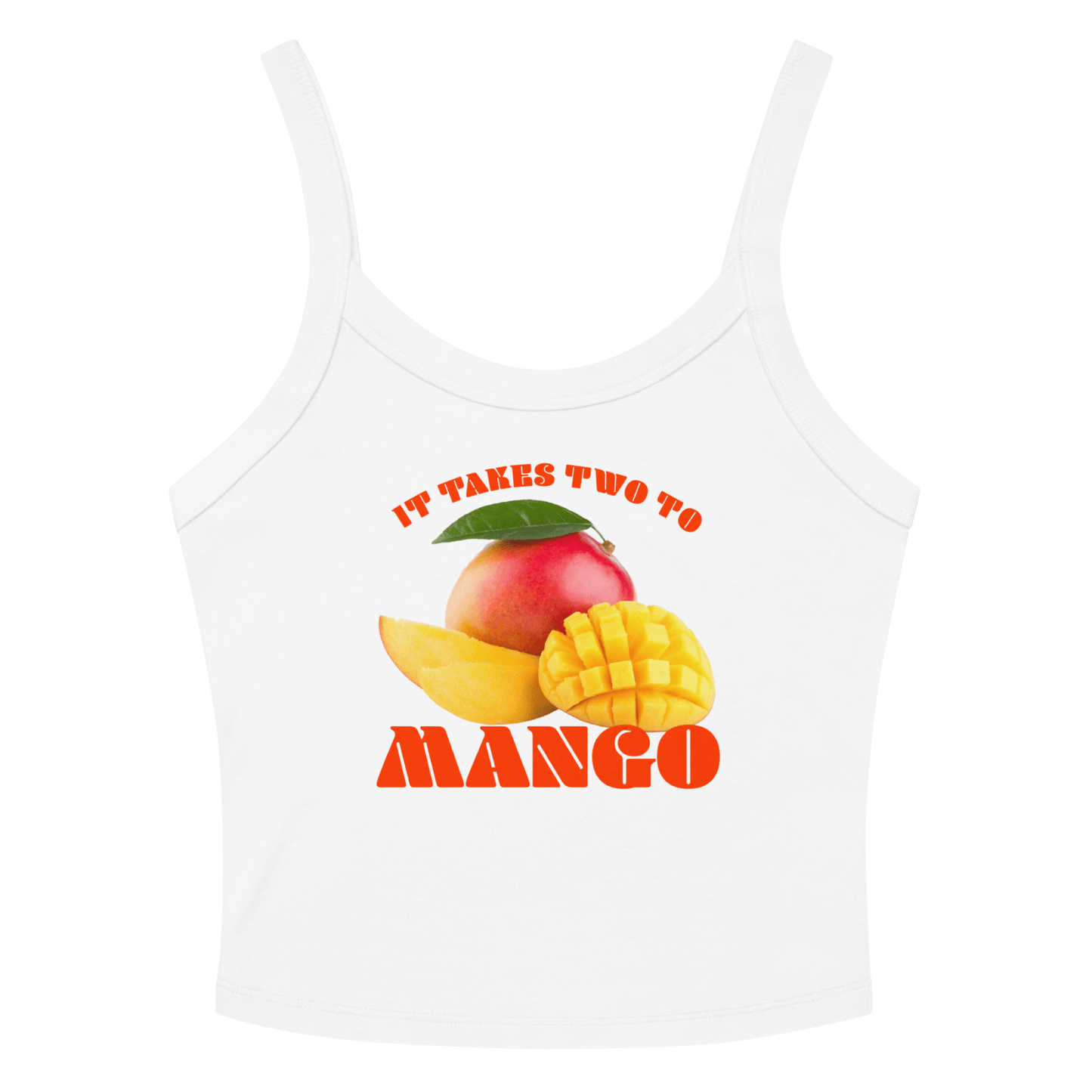 It Takes Two To Mango 🥭 Microrib Tank Top - Polychrome Goods 🍊