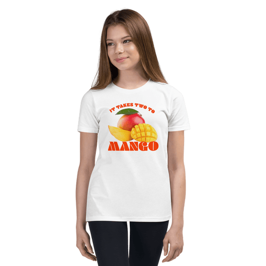 It Takes Two To Mango 🥭 Youth Kids T-Shirt - Polychrome Goods 🍊