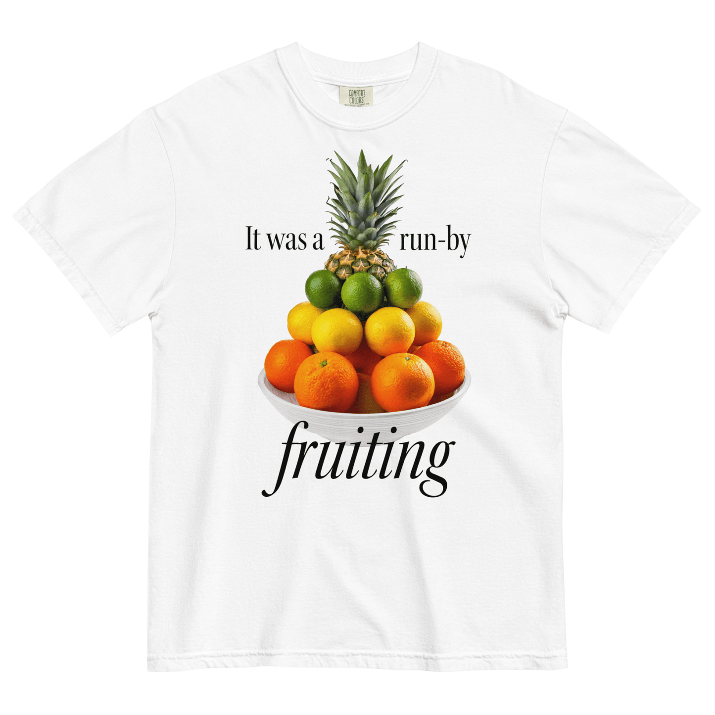 It Was A Run - By Fruiting Shirt - Mrs. Doubtfire - Polychrome Goods 🍊