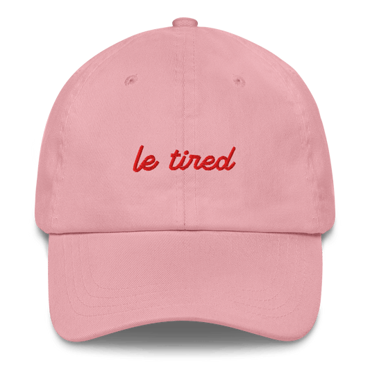 Le Tired Embroidered Hat - Polychrome Goods 🍊