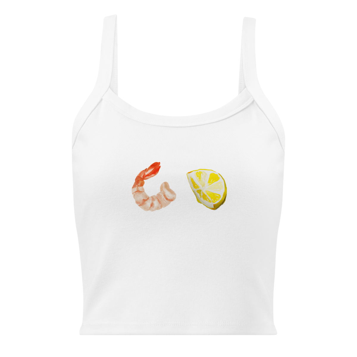 Lemon & Shrimp 🦐🍋 Tank Top - Polychrome Goods 🍊