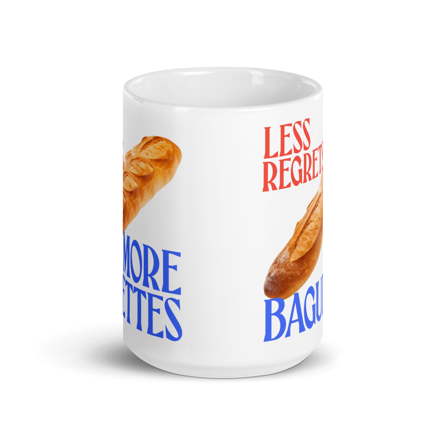 Less Regrets, More Baguettes Mug - Polychrome Goods
