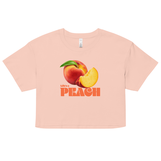 Life's a Peach 🍑 Crop Top - Polychrome Goods 🍊