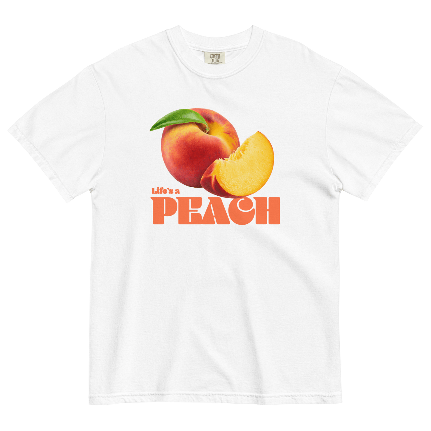Life's a Peach ๐ T-Shirt - Polychrome Goods ๐
