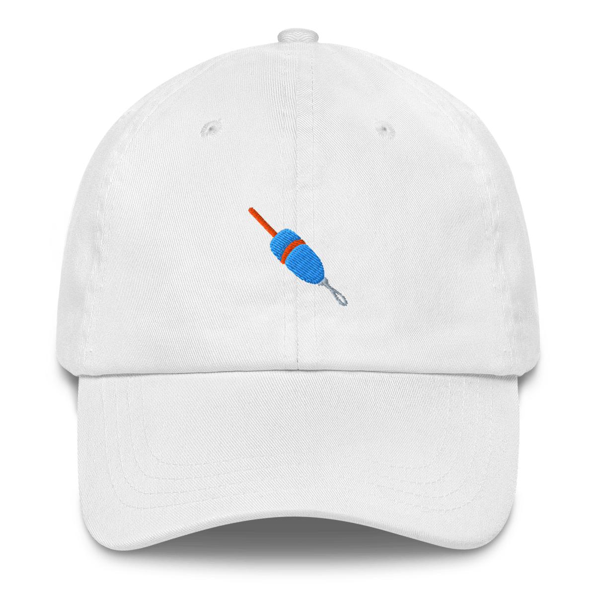 Lobster Buoy Embroidered Dad Hat - Blue/Orange - Polychrome Goods ๐