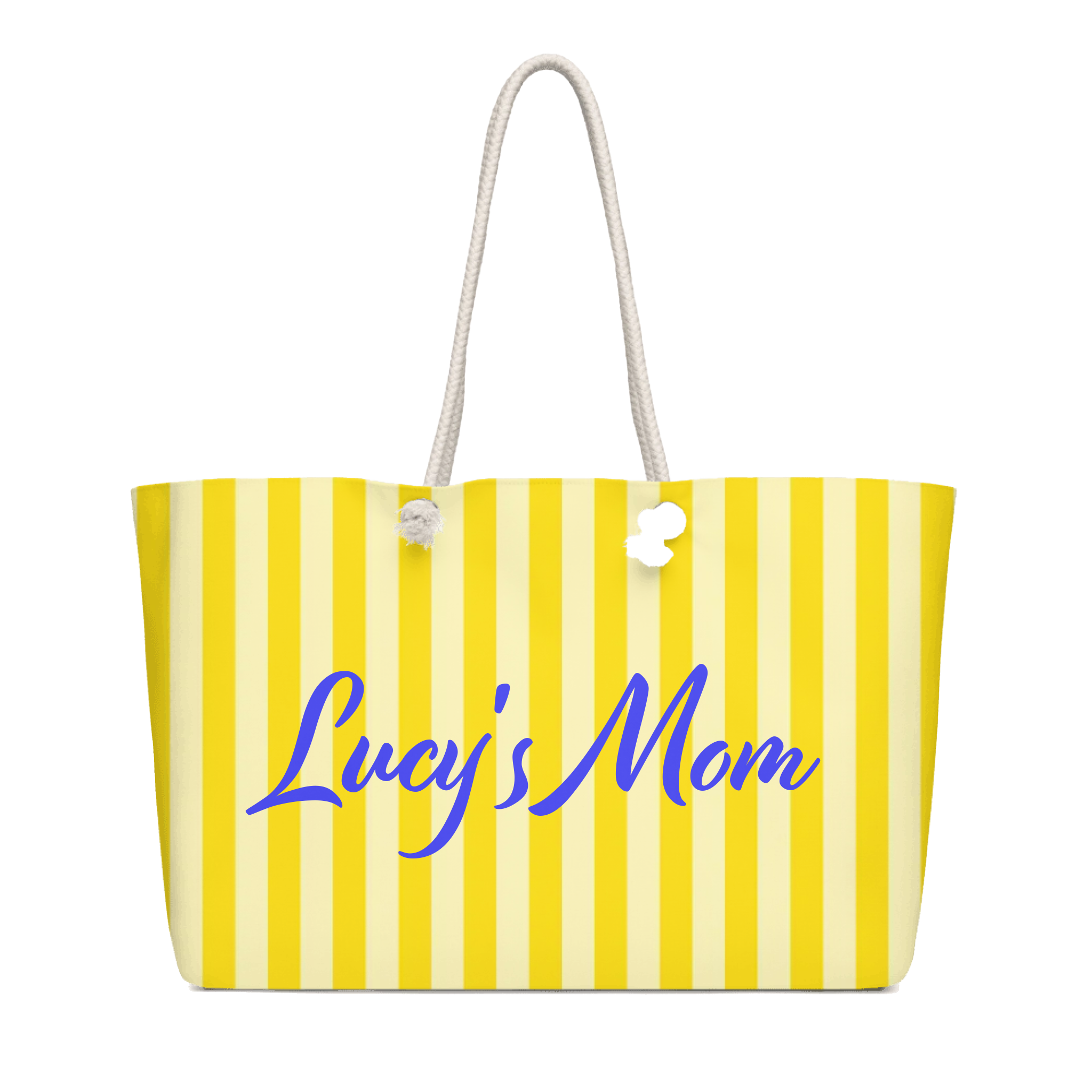 Striped Weekender Tote Bag - Personalize It! – Polychrome Goods