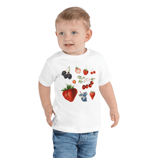 Mixed Berries Toddler Short Sleeve Tee - Polychrome Goods 🍊