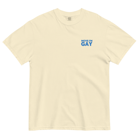 Move I'm GAY Embroidered Shirt for Pride - Polychrome Goods 🍊