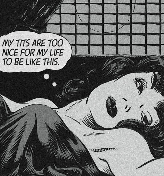 My tits are too nice for my life to be like this. T-Shirt - Polychrome Goods 🍊