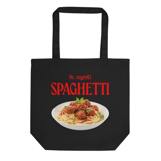 No Regretti Spaghetti Tote Bag - Polychrome Goods 🍊