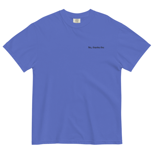 No, thanks tho Embroidered Shirt - Polychrome Goods 🍊