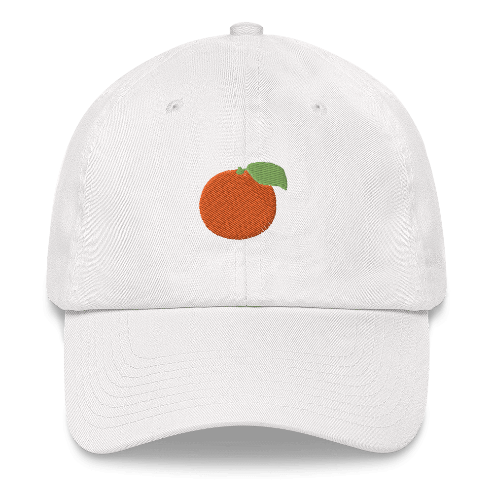 Orange Embroidered Hat - Polychrome Goods π