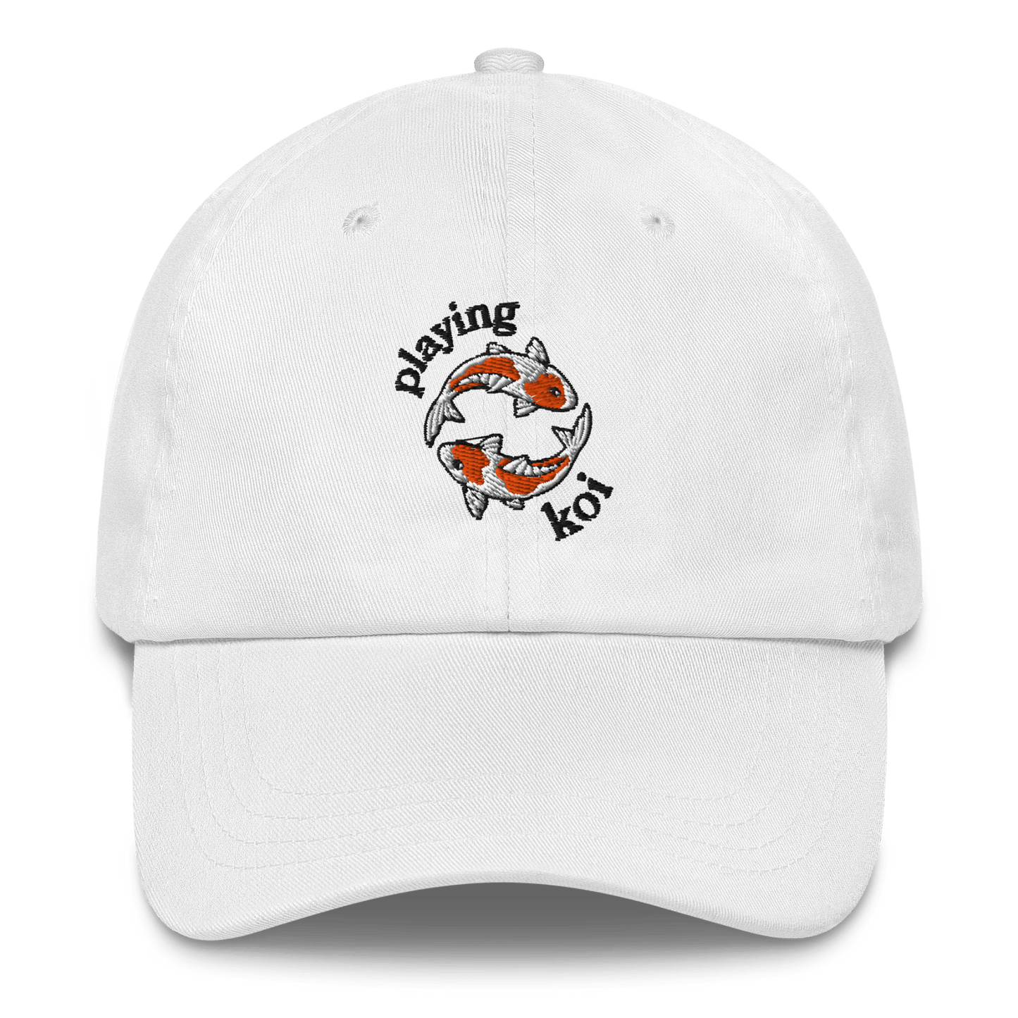 Playing Koi ๐ Embroidered Hat - Polychrome Goods ๐