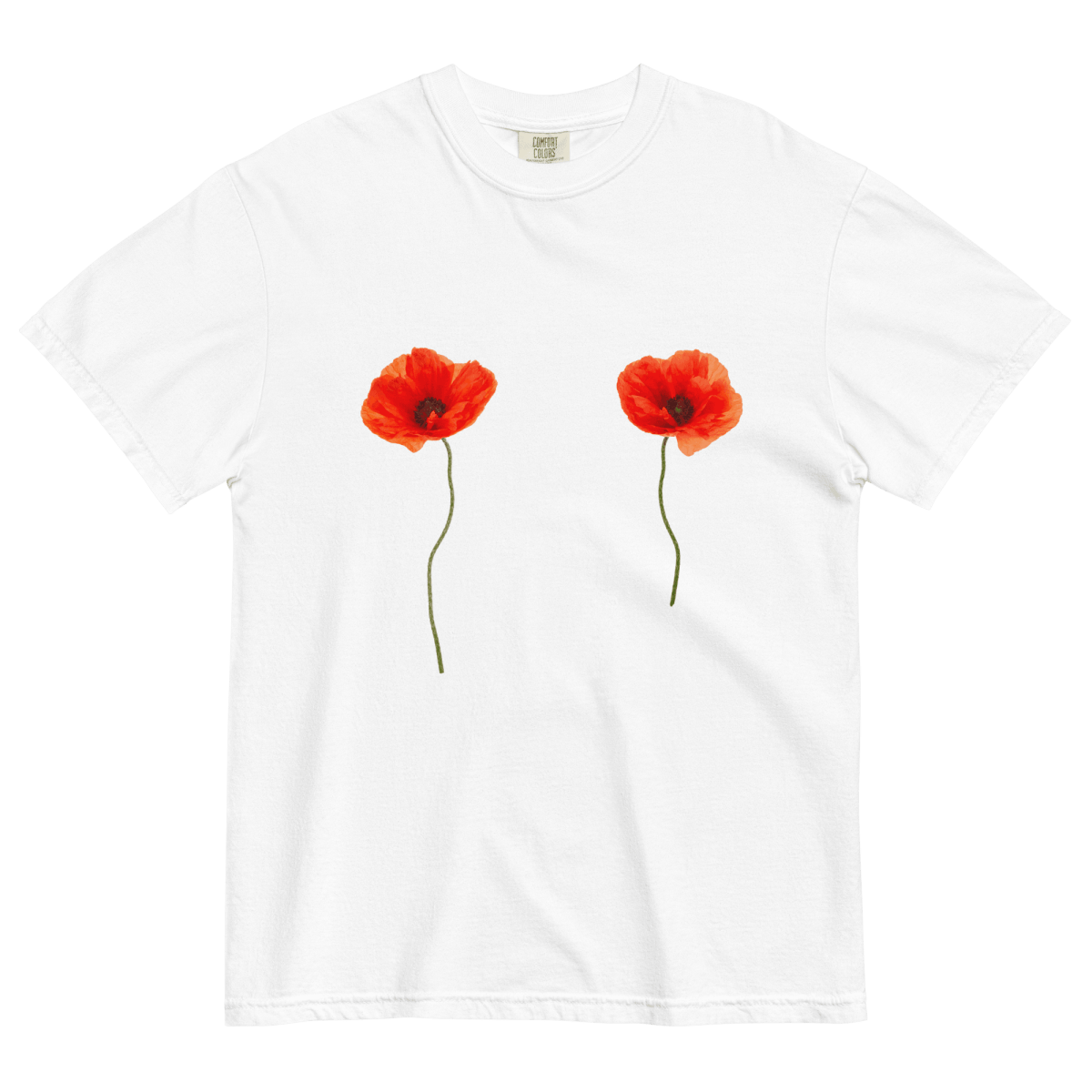 Poppy Flower Tits Shirt – Polychrome Goods