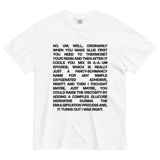 Romy & Michele Invented Post - its Recipe T-Shirt - Polychrome Goods