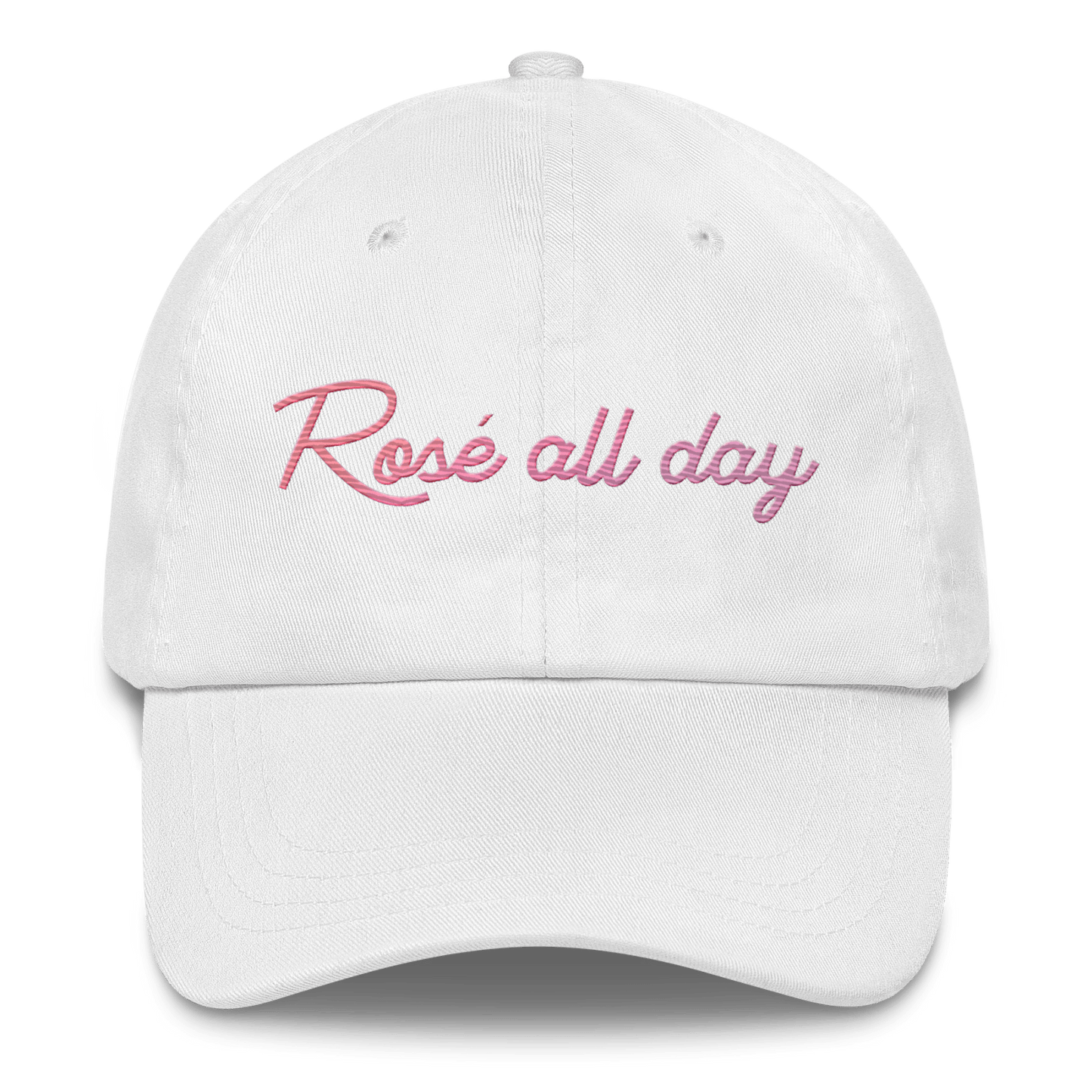 Rosé All Day Gradient Embroidered Hat - Polychrome Goods 🍊