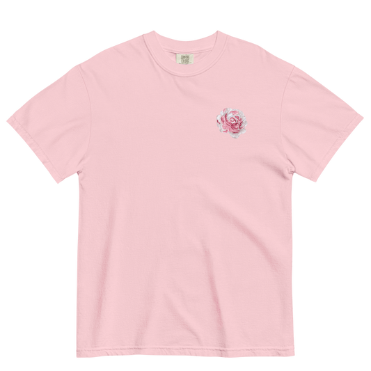 Rose Flower Embroidered Shirt - Polychrome Goods 🍊