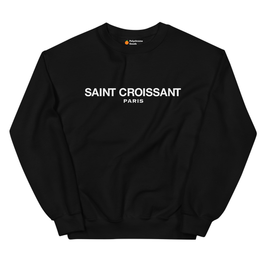 Saint Croissant Sweatshirt - Polychrome Goods 🍊