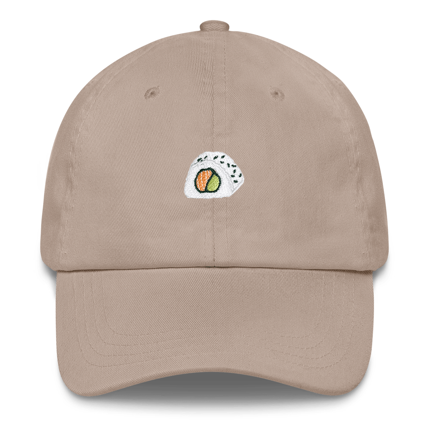 Salmon Avocado Sushi Roll Embroidered Hat - Polychrome Goods 🍊